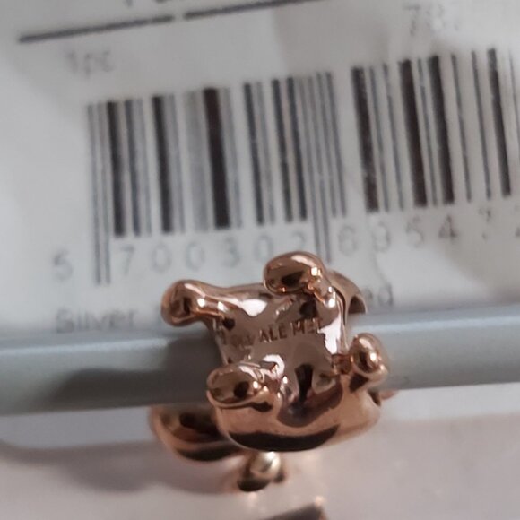 Authentic Pandora Rose  *Retired* Happy Reindeer with Clear Zirconia 787514CZ - Picture 6 of 13